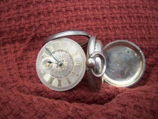 Antique " Arbroath,  C.  L.  Copland " Pocket Watch,  Silver Case,  16s,  Kw,  Of,  Fusee.  C.  1821