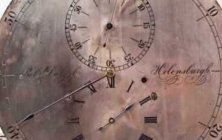 Scottish astronomical regulator clock movement @ 1830 Outstanding 2