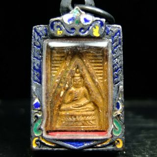 Old Phra Somdet Wat Paknam,  Lp Sod Thai Buddha Amulet Rare