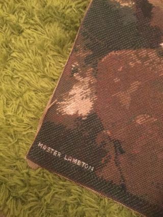 Large Vintage Wool Tapestry Of Master Lambton By Thomas Lawrence P&p 8
