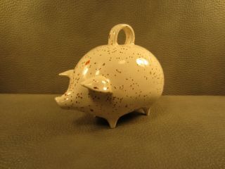 Vintage Mid Century Modern Ceramic Piggy Bank 5