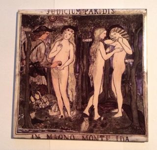 William Morris Burne Jones The Judgement Of Paris T Pot Stand