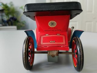 Vintage Tin Car 1950 ' s Modern Toys lever action Car made in Japan great 6