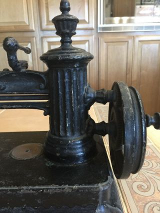 Antique Shaw And Clark Sewing Machine 1864 10
