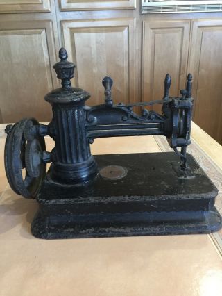 Antique Shaw And Clark Sewing Machine 1864 3