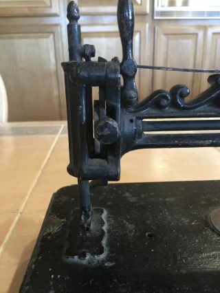 Antique Shaw And Clark Sewing Machine 1864 8