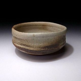 WJ9: Japanese Pottery Tea Bowl,  Hanno ware by Famous potter,  Hideo Torazawa 2
