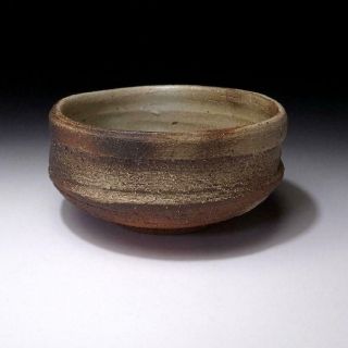 WJ9: Japanese Pottery Tea Bowl,  Hanno ware by Famous potter,  Hideo Torazawa 4