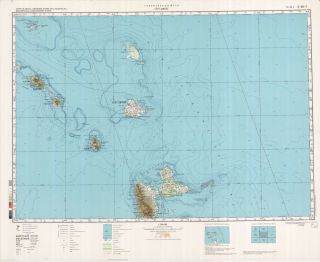 Russian Soviet Military Topographic Maps - St John 