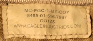 SET OF 2 - USMC Eagle Industries HAND GRENADE POUCHES Frag Coyote MOLLE II USGI 3