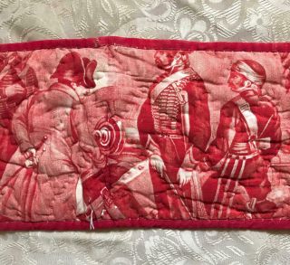 19th Century French Toile De Jouy Tieback,  Episodes In The Life Of Napoleon I