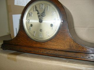 Haller Napolean Hat Mantle Clock With Westminster Chimes