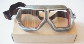 Soviet Russian Red Army Aviation Pilot Goggles Glasses Ww2 Model,  1970s