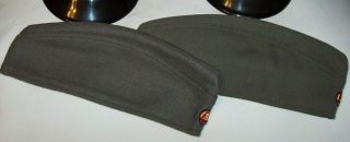 2 Piece Postwar East German Nva Ddr Overseas Cap Unissued