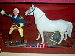 George Washington & Ajax (MIB) Horse & Rider Series Hartland reissue 4