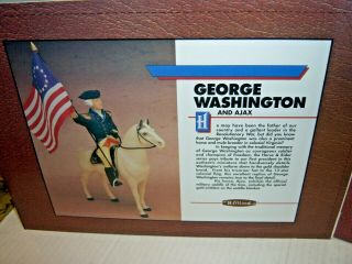 George Washington & Ajax (MIB) Horse & Rider Series Hartland reissue 7