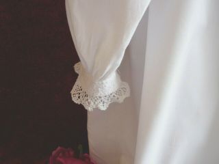 Antique/Vintage Nightgown Broderie Anglaise & Lace Trim. 7