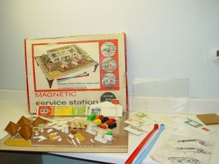 Magnetic Service Station & Car Wash Child Guidance Toy Box Instructions No 2000