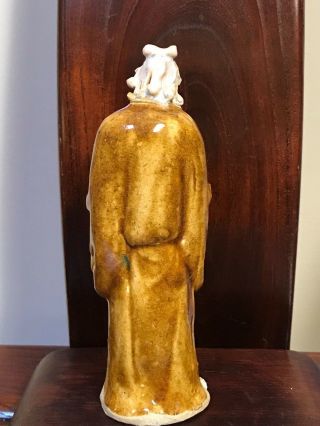 Chinese Antique Clay Figurine/Mud - man of Old Man/Wise - guy 