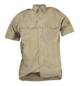 Fad British Army No 2 Uniform Short Long Sleeve Mans Fawn Shirt Issue Khaki