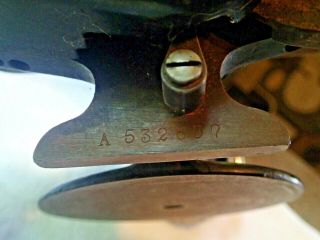 Antique Hand Crank Operated Willcox Gibbs sewing machine.  ca 1904 9