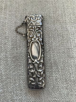 Sterling Silver Chatelaine Needle Case