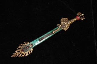 China Ancient Turquoise Sword Folk Collectionah 031