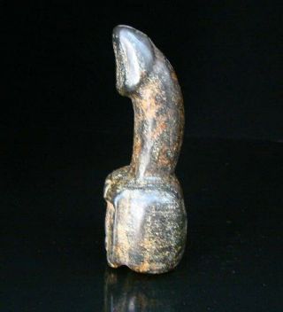 Collectible Handmade Carved Statue Man Phallic Magnetite Hongshan Deco Art 07