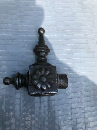 Antique Reclaimed Cast Iron Street Light 45 Finial Revo /elsa Lighting P&p