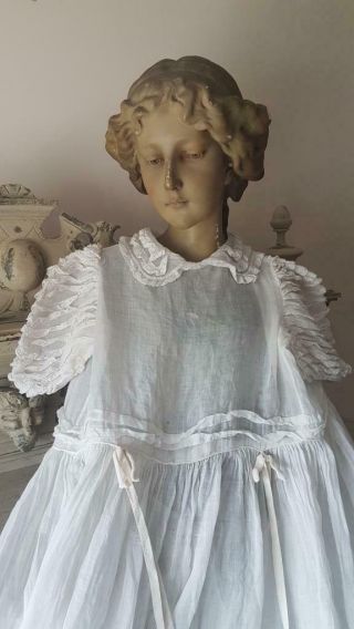 Antique French Handmade Lace Child 
