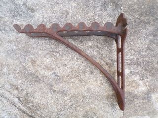 Antique Cast Iron Hardware Store Tool Display Rack Rustic Barn Hook Industrial 5