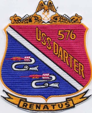 Uss Darter Ss 576 - Renatus Bc Patch Cat No B476