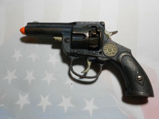 Antique Stevens 6 Shot Rapid Load Cast Iron Toy Gun