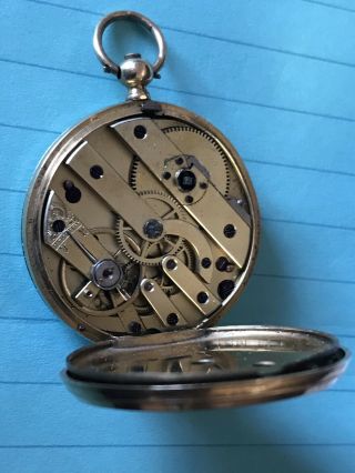 18K Gold,  key wind pocket watch G.  Bartoschek Wien,  case 18878,  1 3/8 