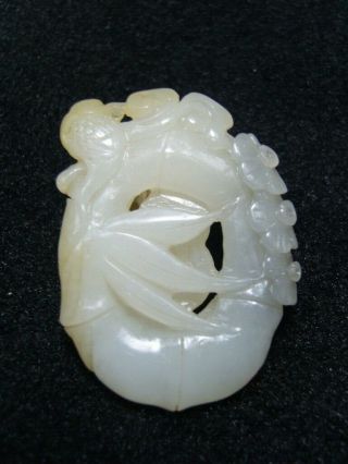 Finely Carved Chinese Jade Statue/ Pendant - See Video 7
