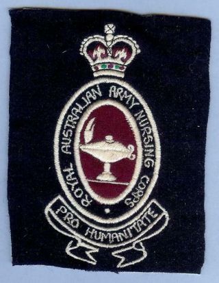 Royal Australian Army Nursing Corps Raanc Large Blazer Or Jacket Patch