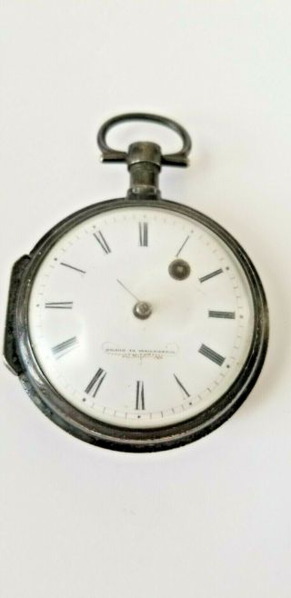Braun In Wolfstein Antique Key Wind Fusee Pocket Watch