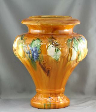 Imposing Very Large Vintage Chinese Tang Sancai 唐三彩 Drip Glaze Ceramic Vase 2