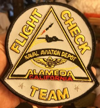 Flight Check Team Naval Aviation Depot Alameda California Patch
