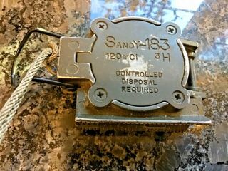 Us Army Stocker & Yale Us Compass Sandy - 183 Magnetic Nsn 6605 - 01 - 196 - 6971 1984