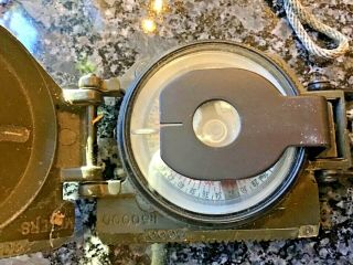 US ARMY Stocker & Yale US Compass Sandy - 183 Magnetic NSN 6605 - 01 - 196 - 6971 1984 3