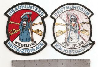261 Us Army Hht/4/278th Arc Patch " Headhunters "
