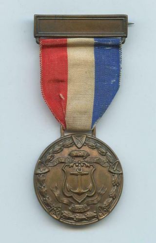 1898 Spanish - American War Veterans Medal From The State Of Rhode Island