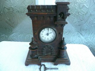 Rare,  Spring Driven,  Architectural Cuckoo Clock,  For Restoration.