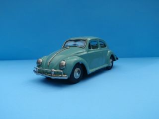 Vintage 1964 Bandai Vw Beetle Wolkswagen Tin Friction Japan Toy Exc Cond