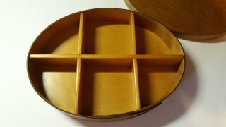 Vintage Shaker Style Oval Wood Box 9 - 83 WLS 2071 11 