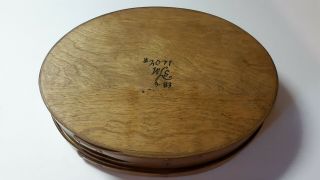 Vintage Shaker Style Oval Wood Box 9 - 83 WLS 2071 11 