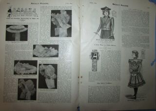 SEVEN MCCALL ' S MAGAZINES,  1890 ' S,  1905,  VINTAGE FASHION,  DRESS 2