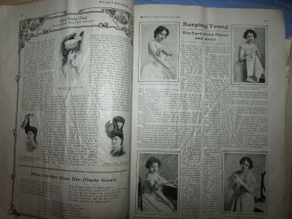SEVEN MCCALL ' S MAGAZINES,  1890 ' S,  1905,  VINTAGE FASHION,  DRESS 3