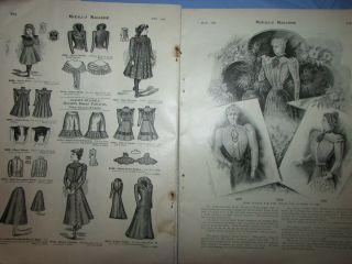 SEVEN MCCALL ' S MAGAZINES,  1890 ' S,  1905,  VINTAGE FASHION,  DRESS 5